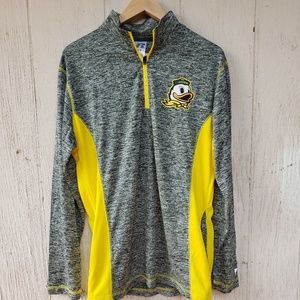 Oregon ducks half zip sweater